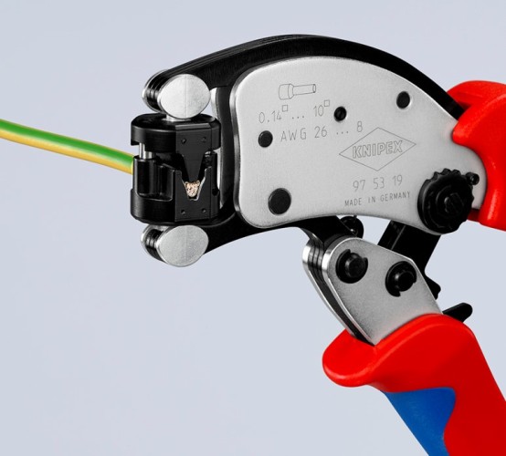 Пресс-клещи KNIPEX KN-975319 Twistor T для контактных гильз - изображение 4