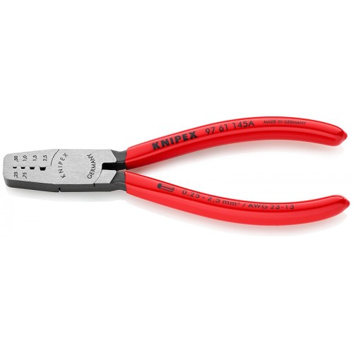 Пресс-клещи KNIPEX KN-9761145ASB 4 гнезда, контактные гильзы DIN 46228