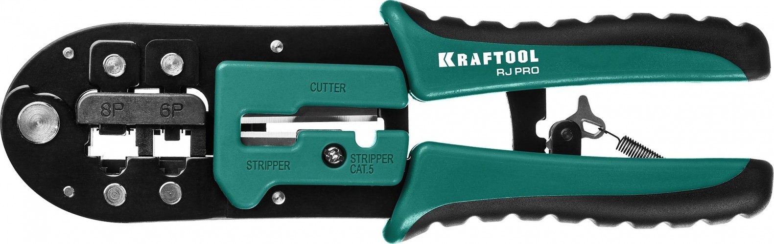 Пресс-клещи KRAFTOOL RJ-Pro универсальные rj45, rj11/rj12 22698