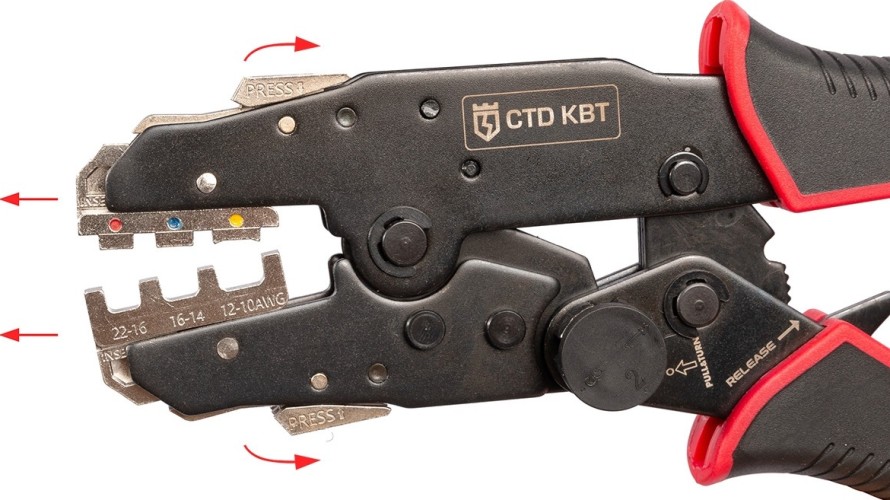 Пресс-клещи КВТ CTD с набором матриц 101859 - изображение 3