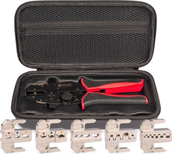 Пресс-клещи КВТ CTD с набором матриц 101859