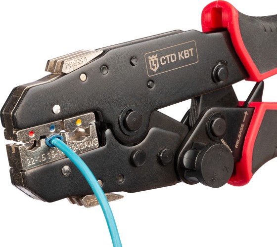 Пресс-клещи КВТ CTD с набором матриц 101859 - изображение 4