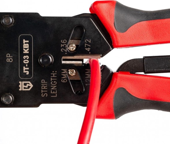 Пресс-клещи КВТ JT-03 для rj разъемов 79759 - изображение 4