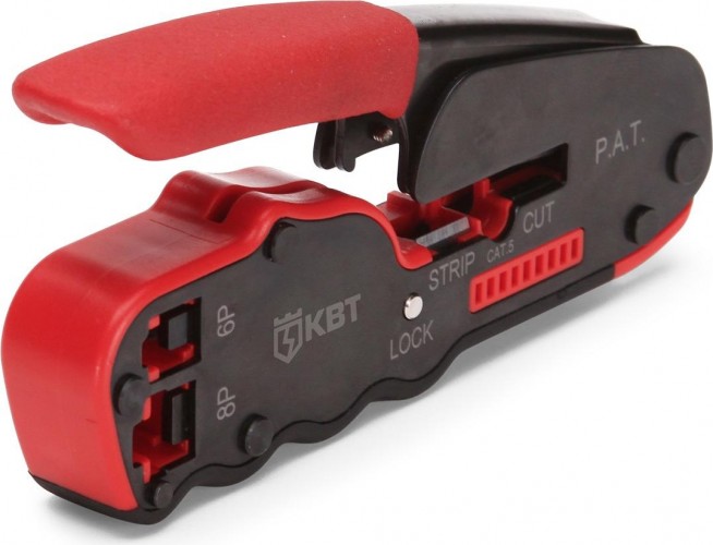 Пресс-клещи КВТ JT-04 для rj разъемов 67376