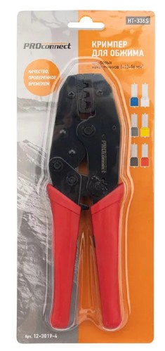 Пресс-клещи Proconnect 12-3019-4 HT-336 S для обжима штыревых наконечников 6.0-10.0 - изображение 4