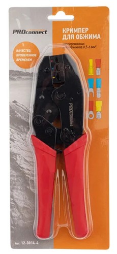 Пресс-клещи Proconnect 12-3014-4 HT-336 H для обжима автоклемм изолированных 0.5-6. - изображение 4