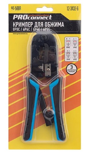 Пресс-клещи Proconnect 12-3432-6 HT-568R для обжима 8P8C, 6P6C - изображение 5