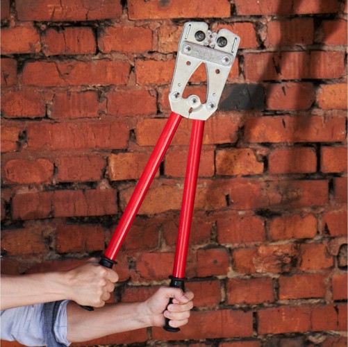 Пресс-клещи REXANT HT-2517 для обжима силовых наконечников и гильз 12-3057 - изображение 5