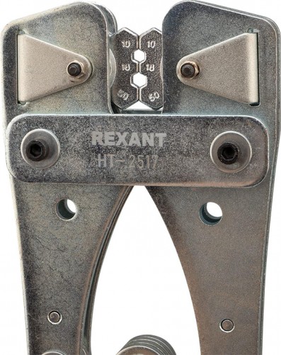 Пресс-клещи REXANT HT-2517 для обжима силовых наконечников и гильз 12-3057 - изображение 4
