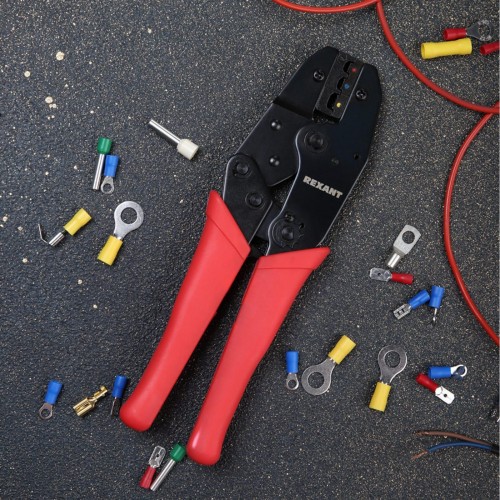 Пресс-клещи REXANT HT-301W для обжима изолированных клемм 12-3021 - изображение 2