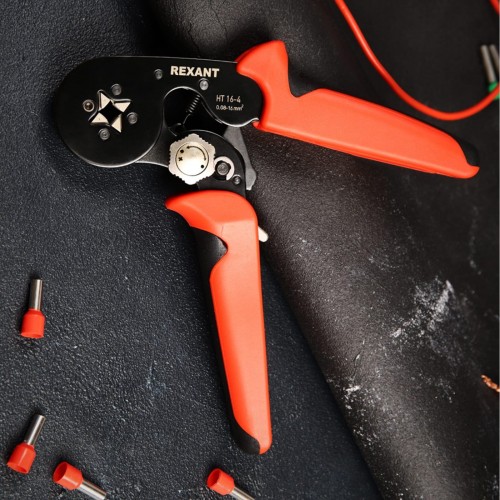 Пресс-клещи REXANT HT16-4 для обжима штыревых наконечников 12-3216-1 - изображение 3