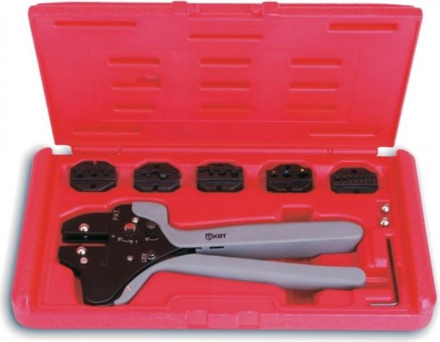 Пресс-клещи с набором матриц КВТ CTF 55922