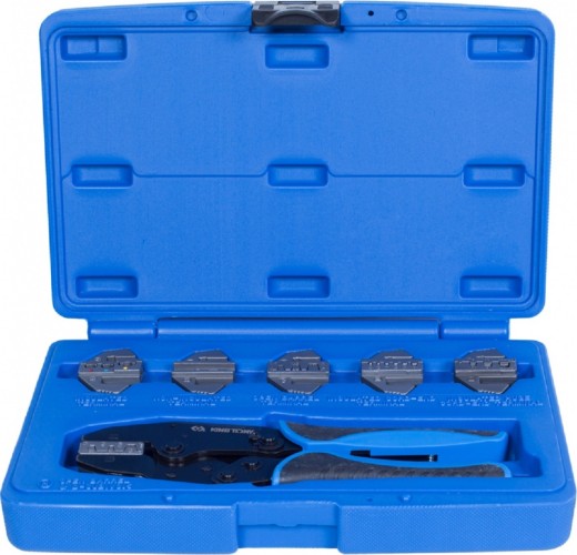 Пресс-клещи с набором матриц KING TONY 7 предметов 42107GX 42107GX - изображение 2