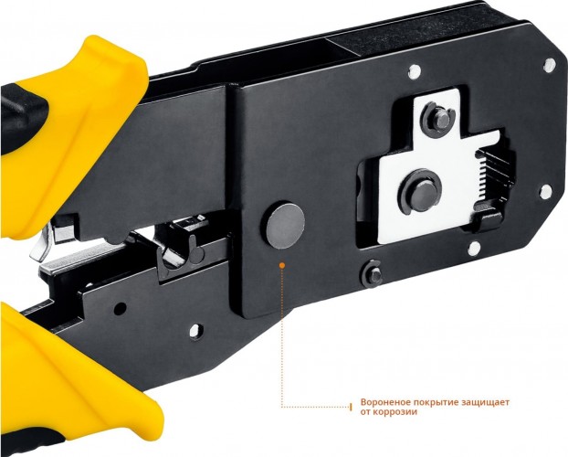 Пресс-клещи STAYER S-RJ кримпер универсальный, rj45, rj11/rj12, profession 22652 - изображение 5