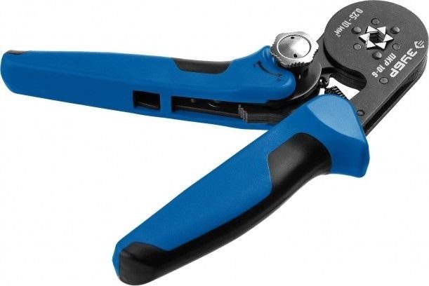 Пресс-клещи ЗУБР ПРОФЕССИОНАЛ пкр-10-6 для втулочных наконечников 0.25-10 мм.кв, 22678 - изображение 3