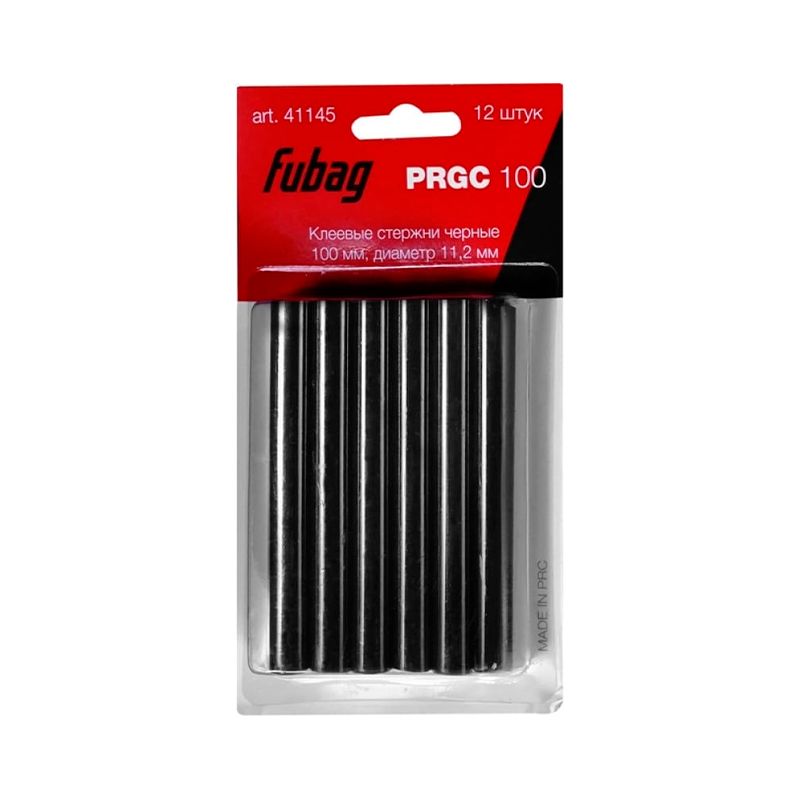 Клеевые стержни чёрные PRGC 100 100 мм 11.2 мм 12 шт.