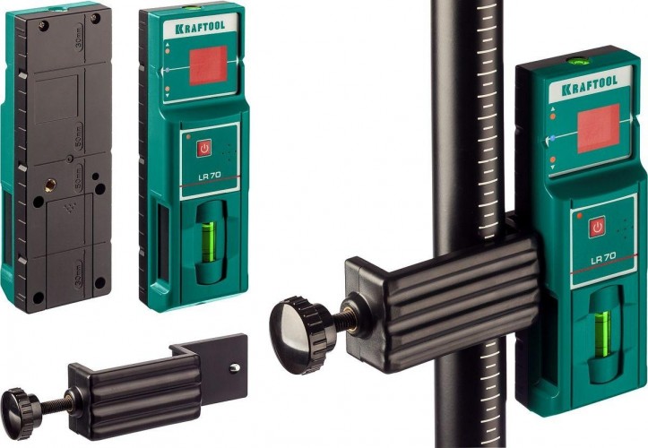 Приемник для линейного нивелира KRAFTOOL LR 70 34607 - изображение 2