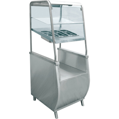 Прилавок для столовых приборов с хлебницей ABAT «Премьер» ПСПХ-70Т