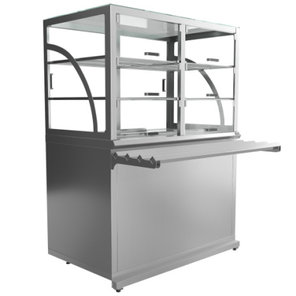 Прилавок холодильный Luxstahl ПХК (С)-1500 Premium (нерж.) - изображение 1