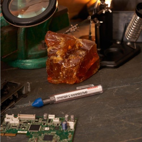 Припой c канифолью REXANT ПОС-61 d=1,0 мм 09-3103 09-3103 - изображение 4