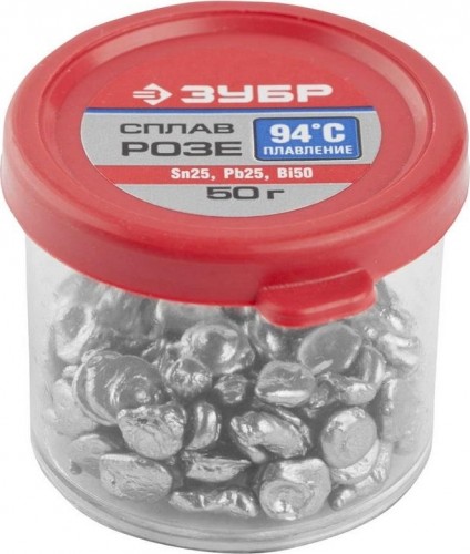 Припой легкоплавкий ЗУБР РОЗЕ 50 гр. 55457-050 55457-050