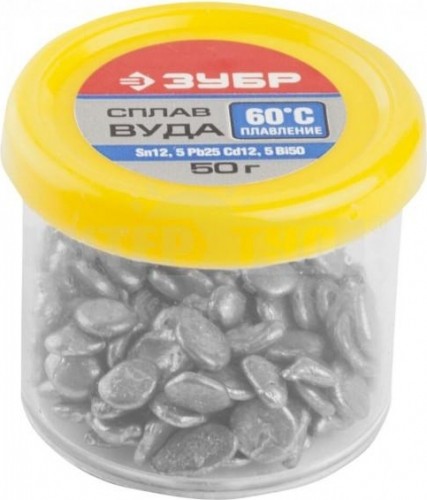 Припой легкоплавкий ЗУБР ВУДА 50 гр. 55458-050 55458-050