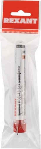 Припой REXANT ПР3092 без канифоли пос-40, 10г, 1мм, (олово 40%, свинец 09-3092 - изображение 5
