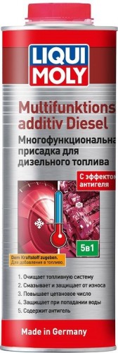 Присадка для дизельного топлива LIQUI MOLY Multifunktionsadditiv Diesel 1 л. 39025 многофункц. 39025
