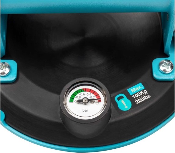 Присоска BIHUI SCVG6 вакуумная помповая с манометром, Ø6 дюймов, 100 кг - изображение 2