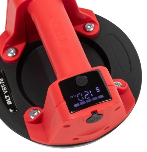 Присоска электрическая с АВТО подкачкой DLT VST-70 для рельефной плитки, d-160мм, удерж.вес 120кг 3530 - изображение 2