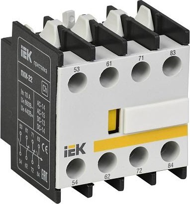 Приставка контактная IEK ПКИ-22 доп. 2з+2р  KPK10-22