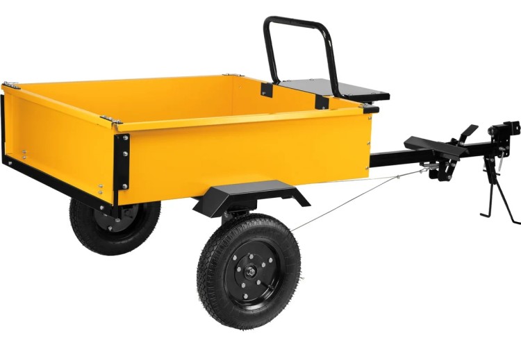 Прицеп Denzel 59950 для мотоблока tt-500, оцинк. - изображение 4