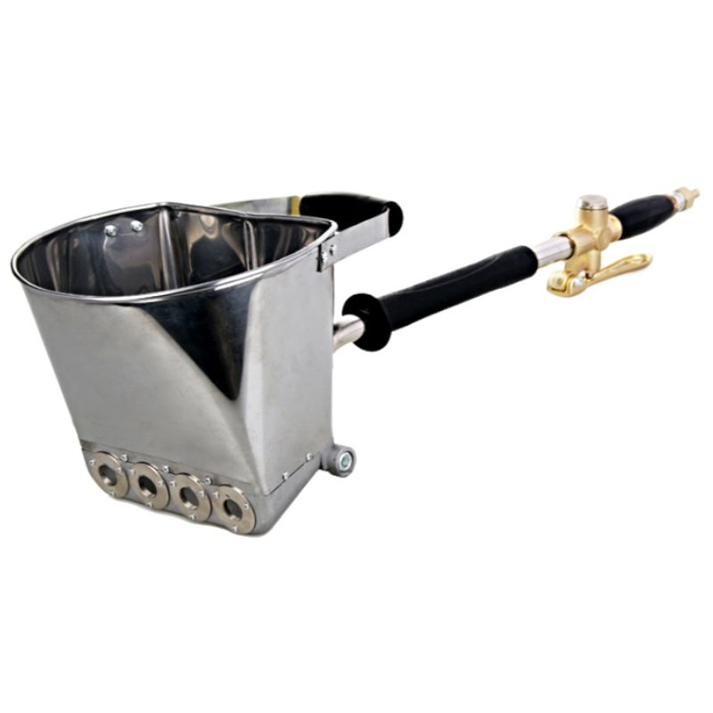 Штукатурный хоппер ковш для стен с ручкой из нержавеющей стали