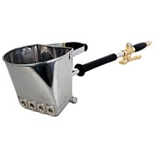 Штукатурный хоппер ковш для стен с ручкой из нержавеющей стали - изображение 3