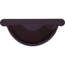 Заглушка желоба ИНТЕРПРОФИЛЬ левая/правая, цвет коричневый - изображение 6