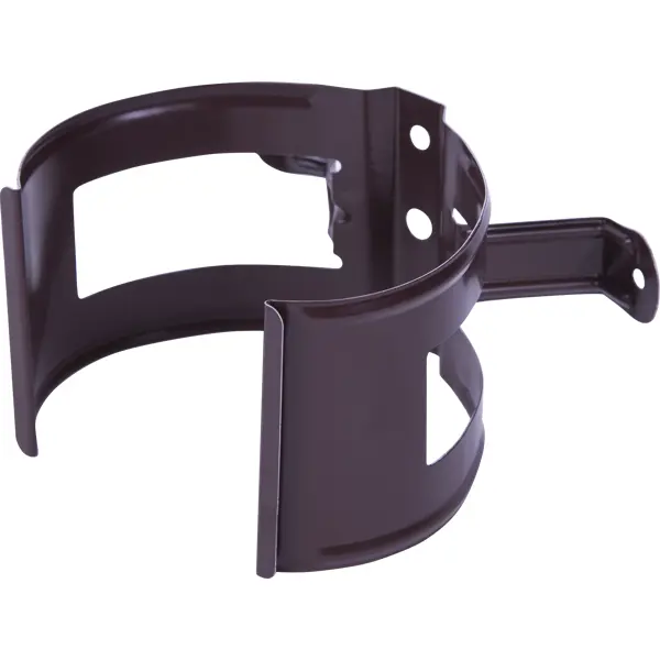 Хомут ИНТЕРПРОФИЛЬ для водосточной трубы, цвет коричневый - изображение 3