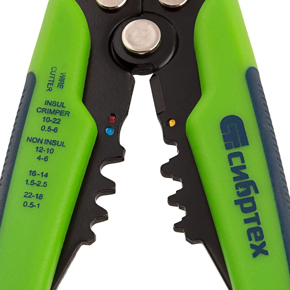 Щипцы для зачистки электропроводов, функция обрезания проводов Сибртех - изображение 7