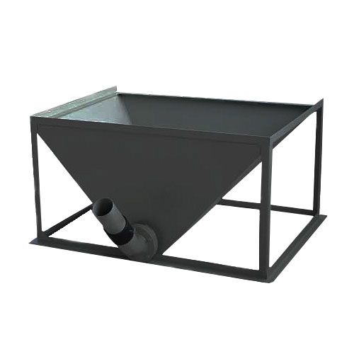 Бункер приемный для абразивных материалов (с заглублением, перфорир. сито)