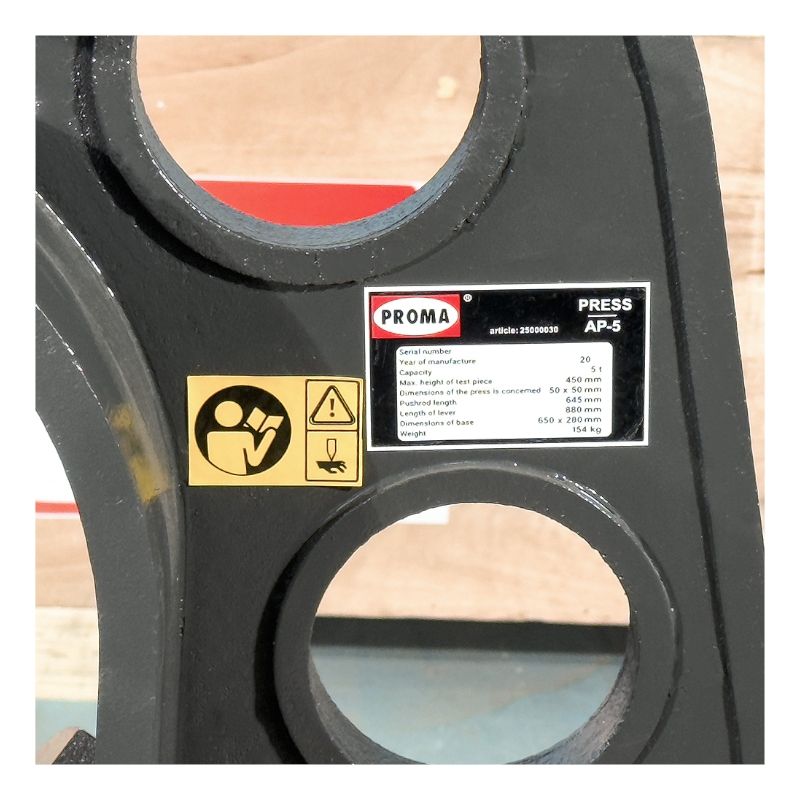 Пресс PROMA AP-5 - изображение 5