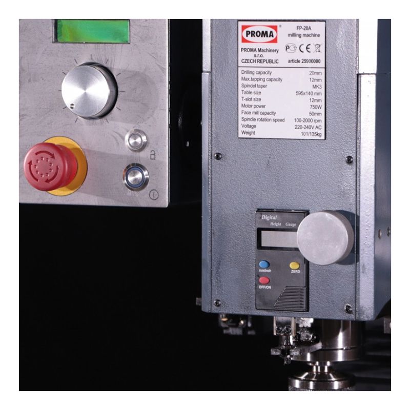 Станок фрезерный PROMA FP-20A - изображение 2