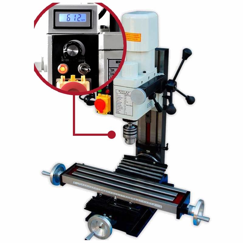 Станок фрезерный PROMA FPV-25LP (с индикацией оборотов) - изображение 2