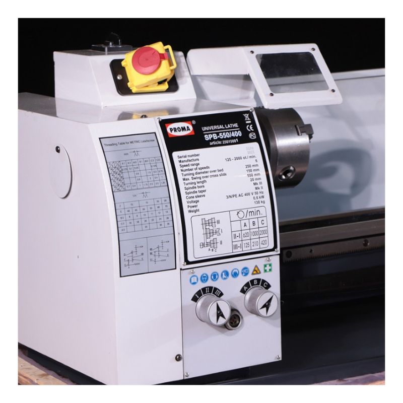 Универсальный токарный станок PROMA SPB-550/400 - изображение 2