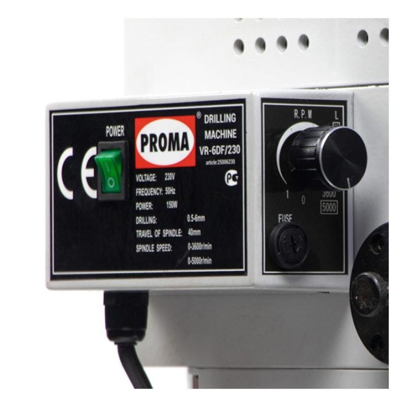Станок сверлильный PROMA VR-6DF/230 - изображение 3