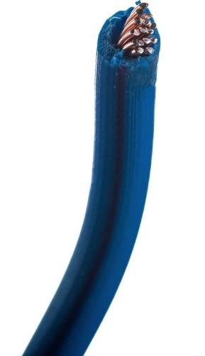 Провод REXANT 01-6525 ПГВА / ПВАМ 1х1.00мм², (бухта 100м), синий - изображение 2