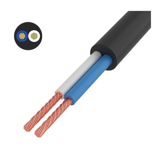Провод REXANT 01-8031-50 ПВС 2x0,75 мм², черный, 50 м, ГОСТ - изображение 4