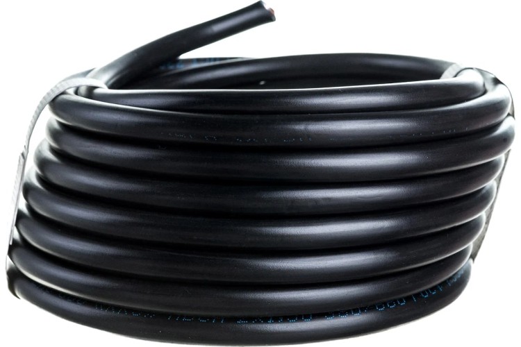 Провод REXANT 01-8033-5 ПВС 2x1,5 мм², черный, 5 м, ГОСТ