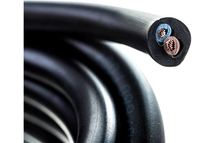 Провод REXANT 01-8033-5 ПВС 2x1,5 мм², черный, 5 м, ГОСТ - изображение 3