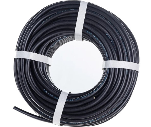 Провод REXANT 01-8043-50 ПВС 3x0,75 мм², черный, 50 м, ГОСТ