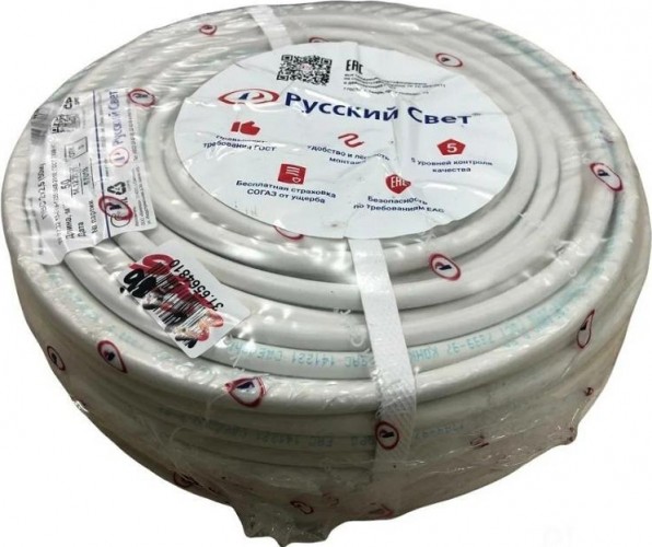 Провод Русский Свет ПВС 2х2.5  50м 7217 - изображение 2
