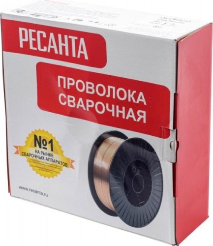 Проволока сварочная омедненная Ресанта СВ-08Г2С ф1,2 мм катушка 15кг 71/6/90 - изображение 5